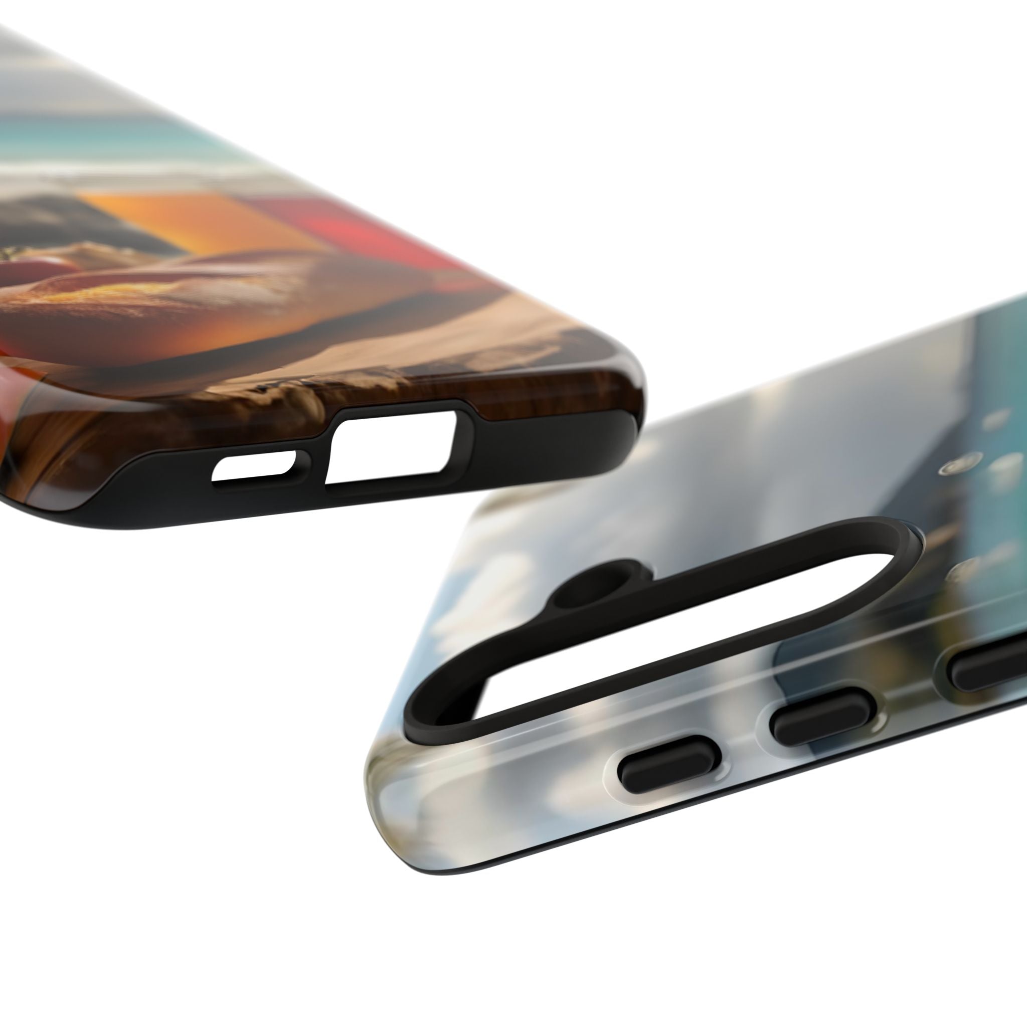 Tropical Beach Picnic View, Phone Case