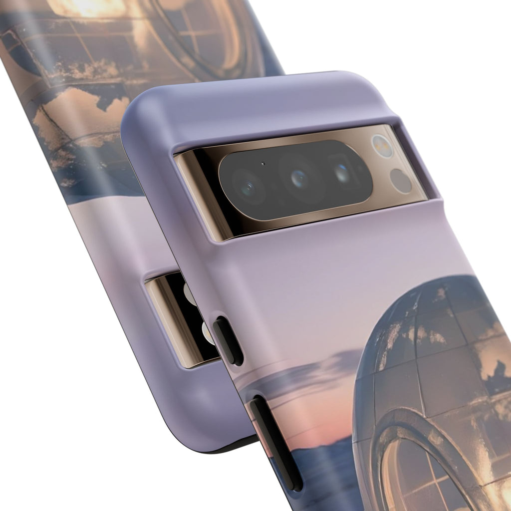 Arctic Igloo Twilight Snow Landscape, Phone Case