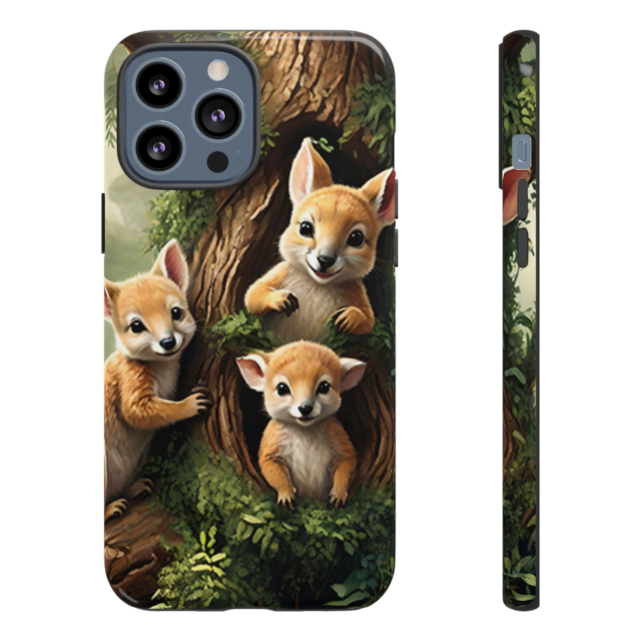 Woodland Baby Animal Print, Phone Case