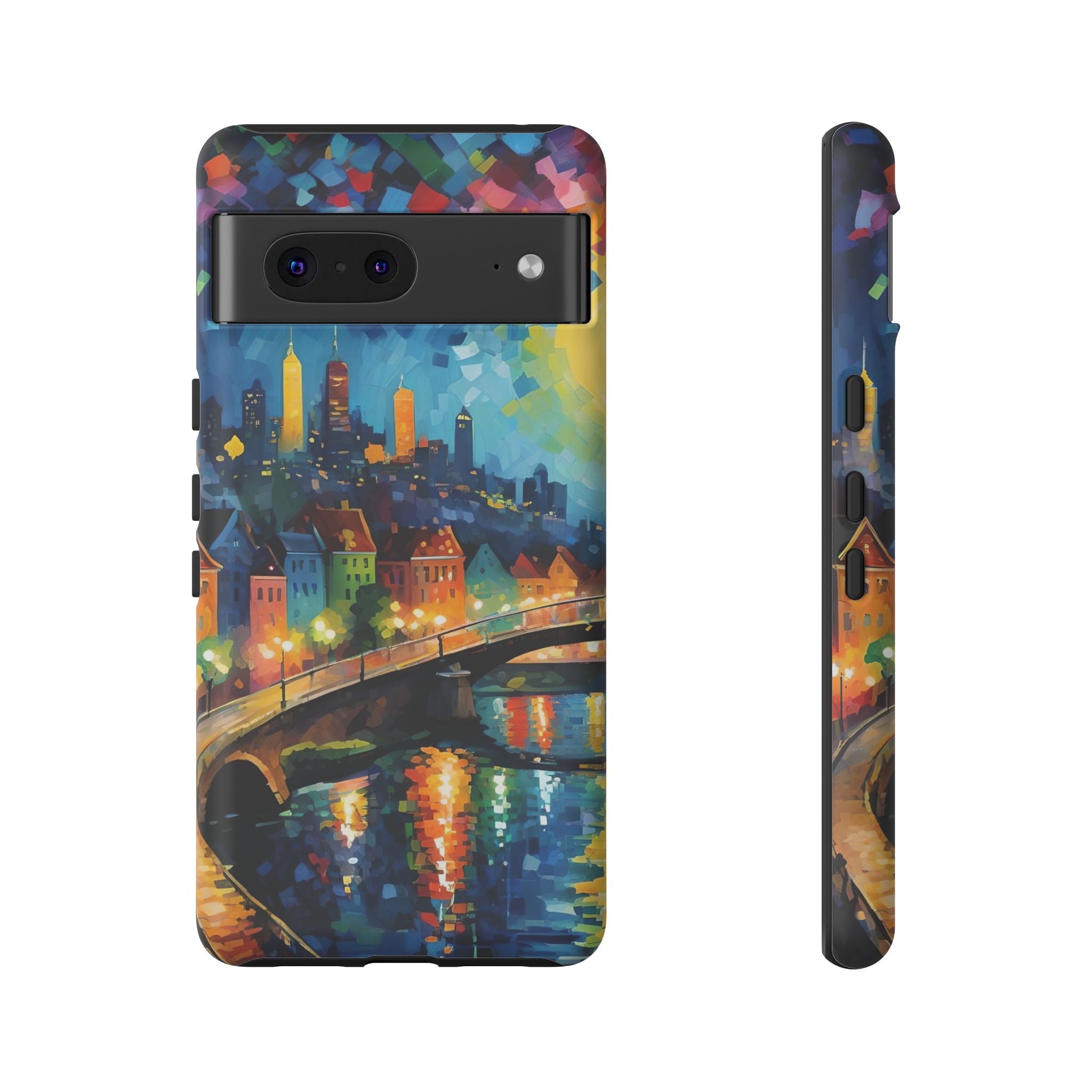 Colorful Phone Case for Tough Cases, Artistic Phone Cover, Unique Gift, Vibrant Design, Decorative Phone Accessories