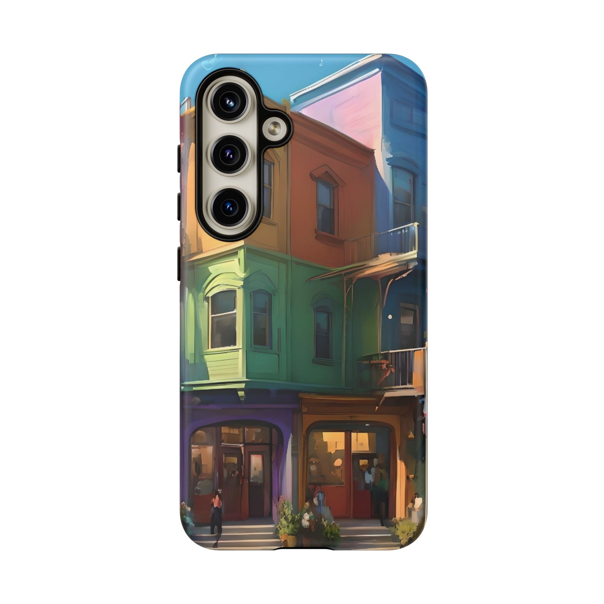 Colorful Phone Case with Artistic Cityscape Design, Tough Phone Cover, Unique Gift for Art Lovers, Vibrant Mobile Accessory, Perfect [...]