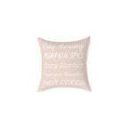 Cozy Witch Fall Design, Decorative Pillow