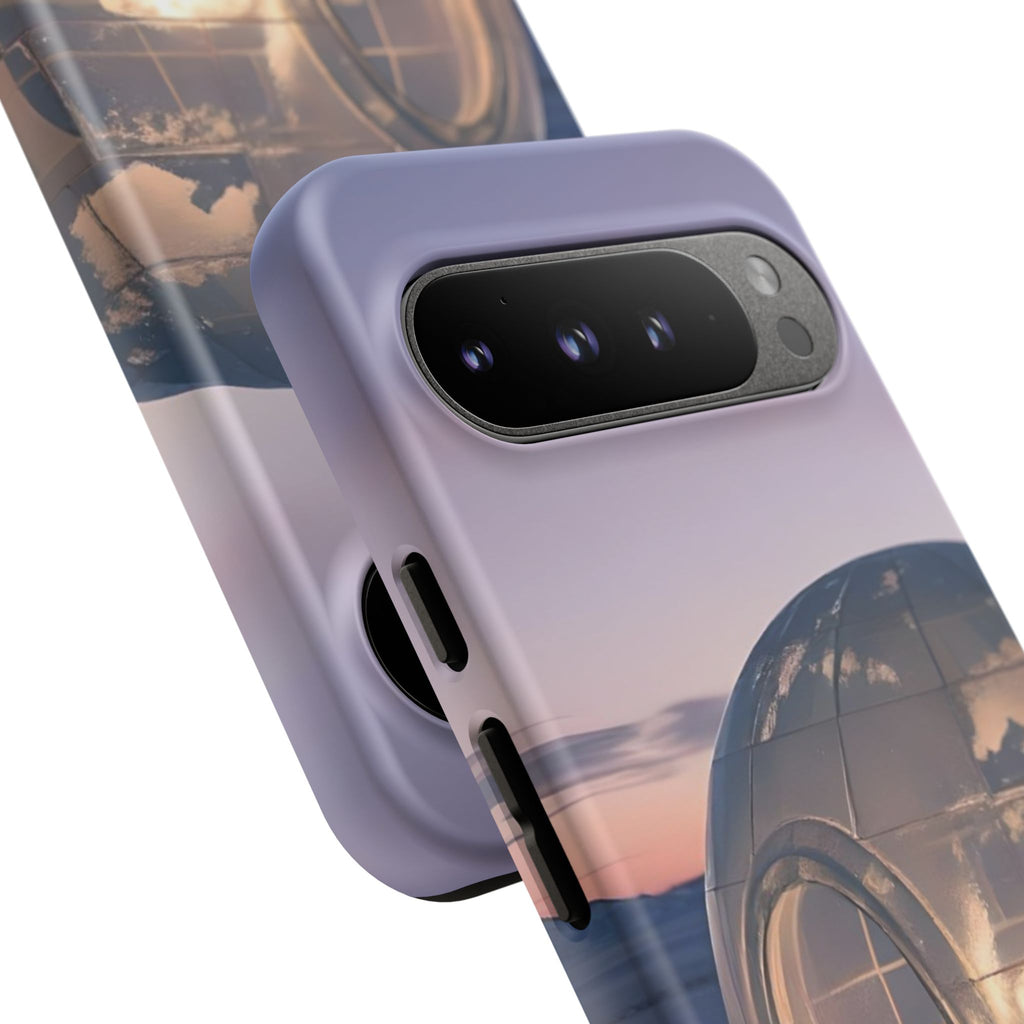Arctic Igloo Twilight Snow Landscape, Phone Case