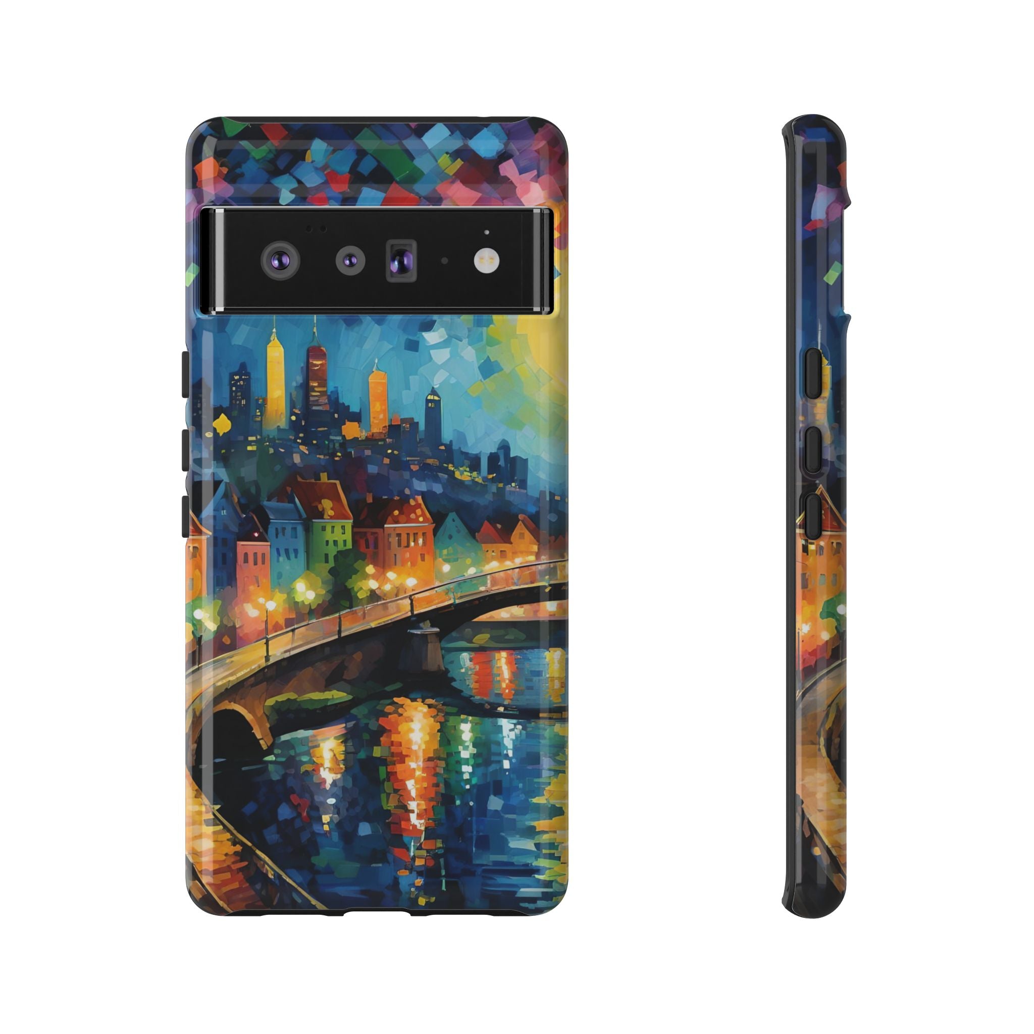 Colorful Phone Case for Tough Cases, Artistic Phone Cover, Unique Gift, Vibrant Design, Decorative Phone Accessories