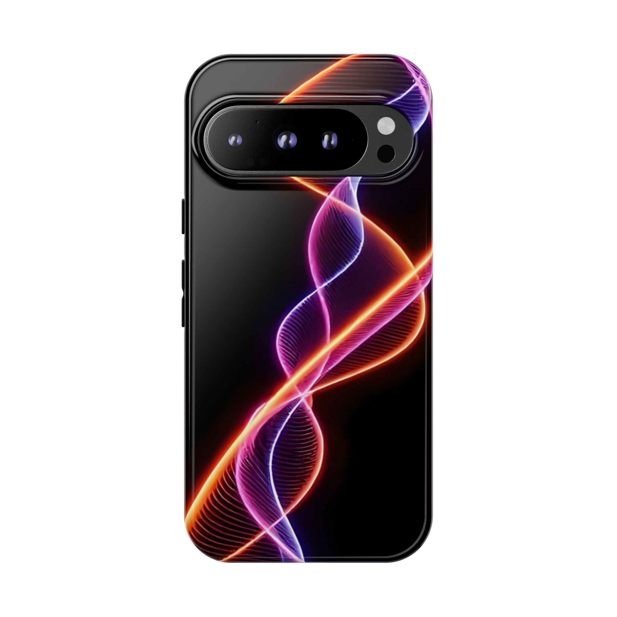 Vibrant Phone Case with Abstract Light Design, Artistic Phone Cover, Modern Tech Accessory, Gift for Tech Lovers, Personalized Phone Case