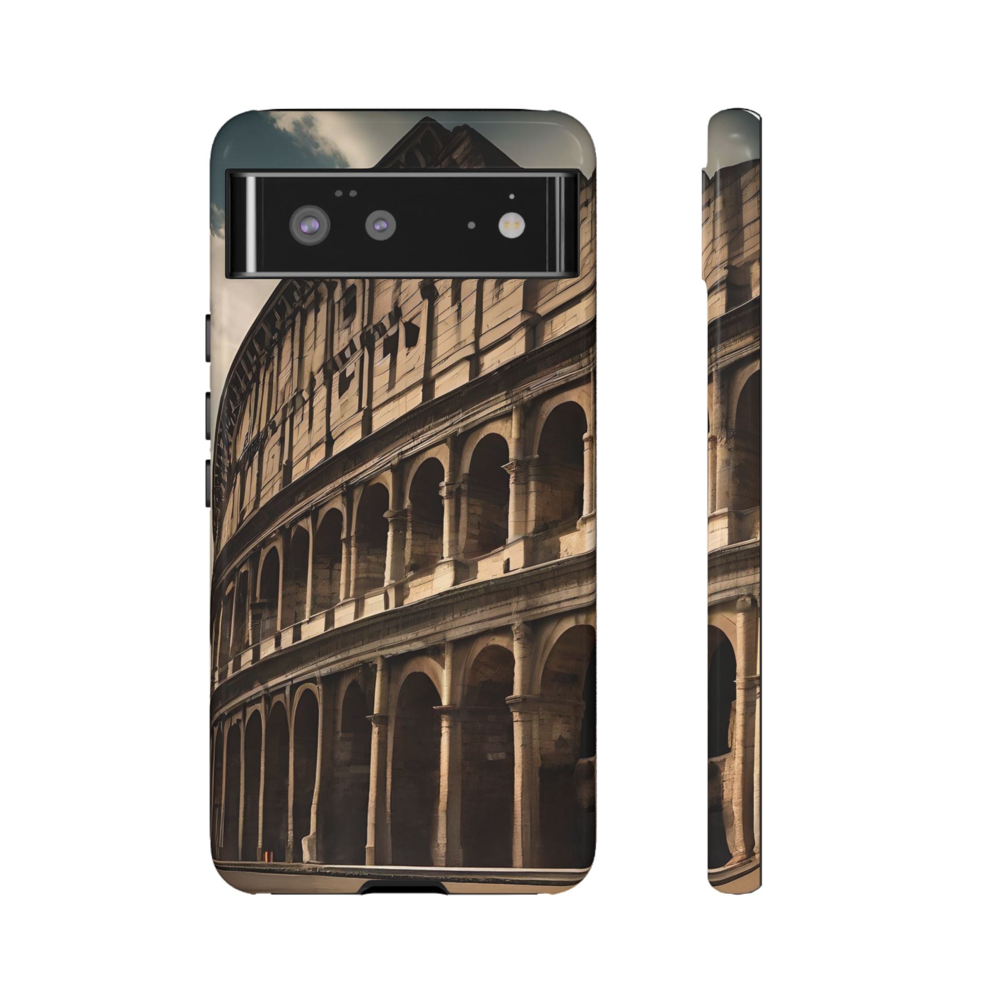 Vintage Colosseum Phone Case, Tough Cases for Travel Lovers, Unique Gift for History Buffs, Protect Your Phone with Style, Vintage Design