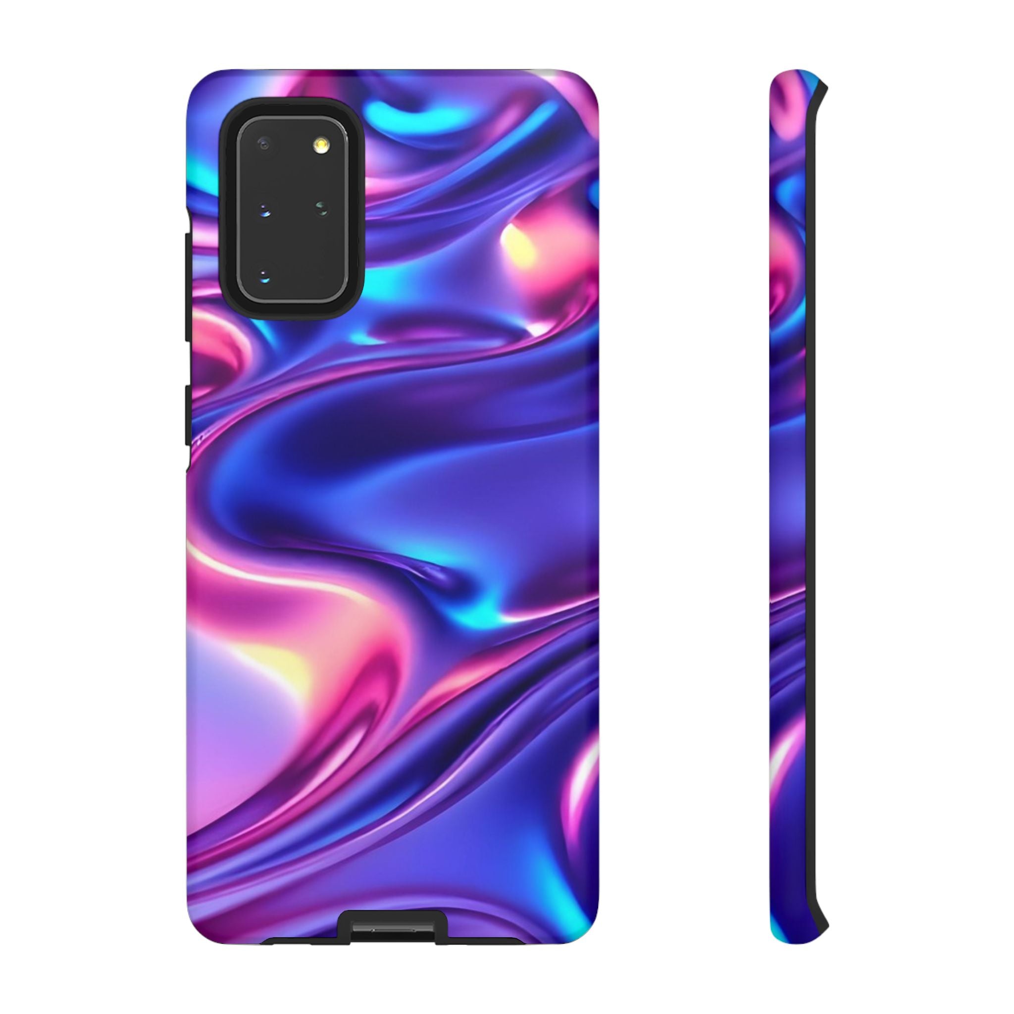 Vibrant Phone Case with Colorful Wave Design, Tough Phone Cover, Stylish Smartphone Case, Unique Gift for Her, Phone Accessories
