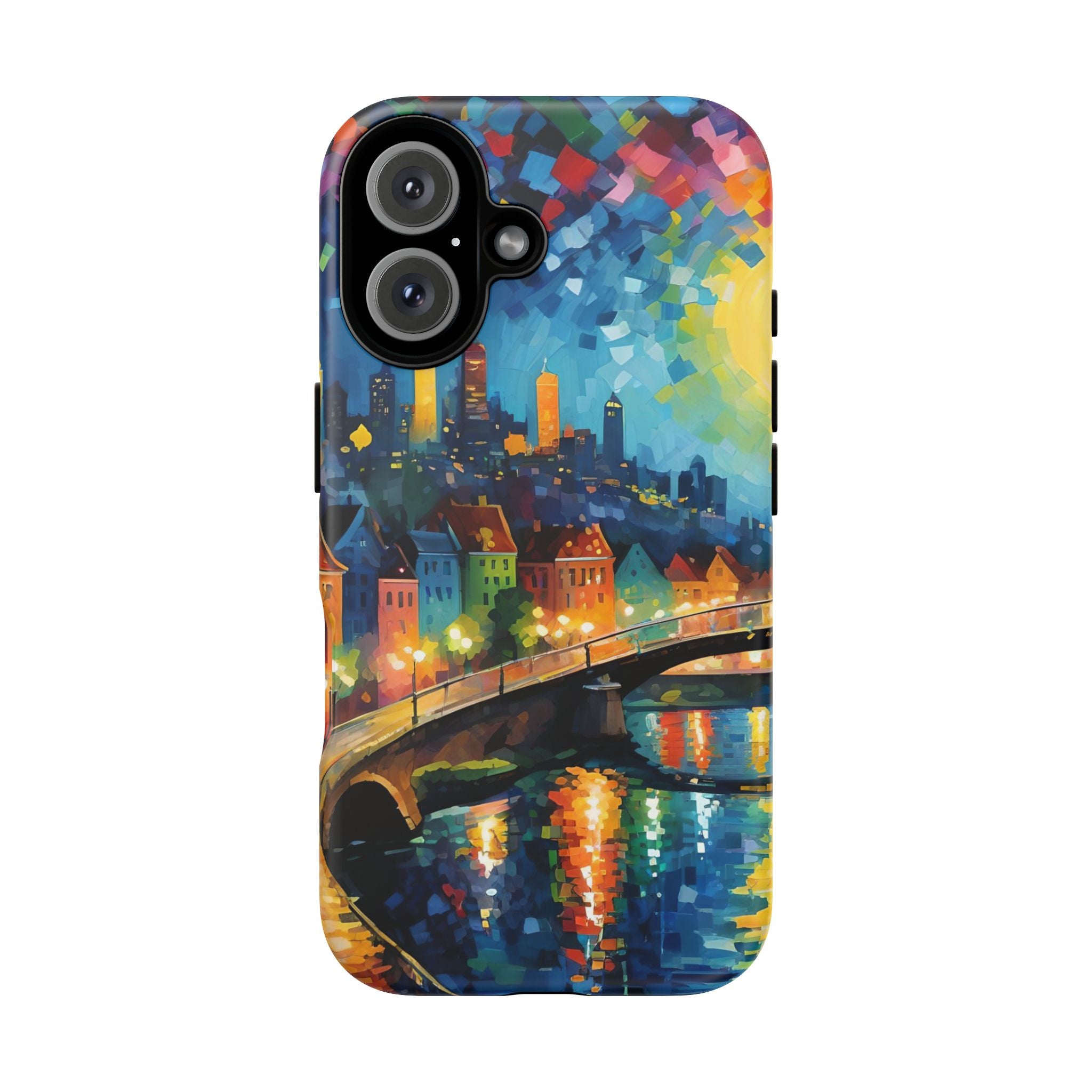Colorful Phone Case for Tough Cases, Artistic Phone Cover, Unique Gift, Vibrant Design, Decorative Phone Accessories
