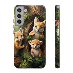 Étui de téléphone à imprimé bébé animal des bois