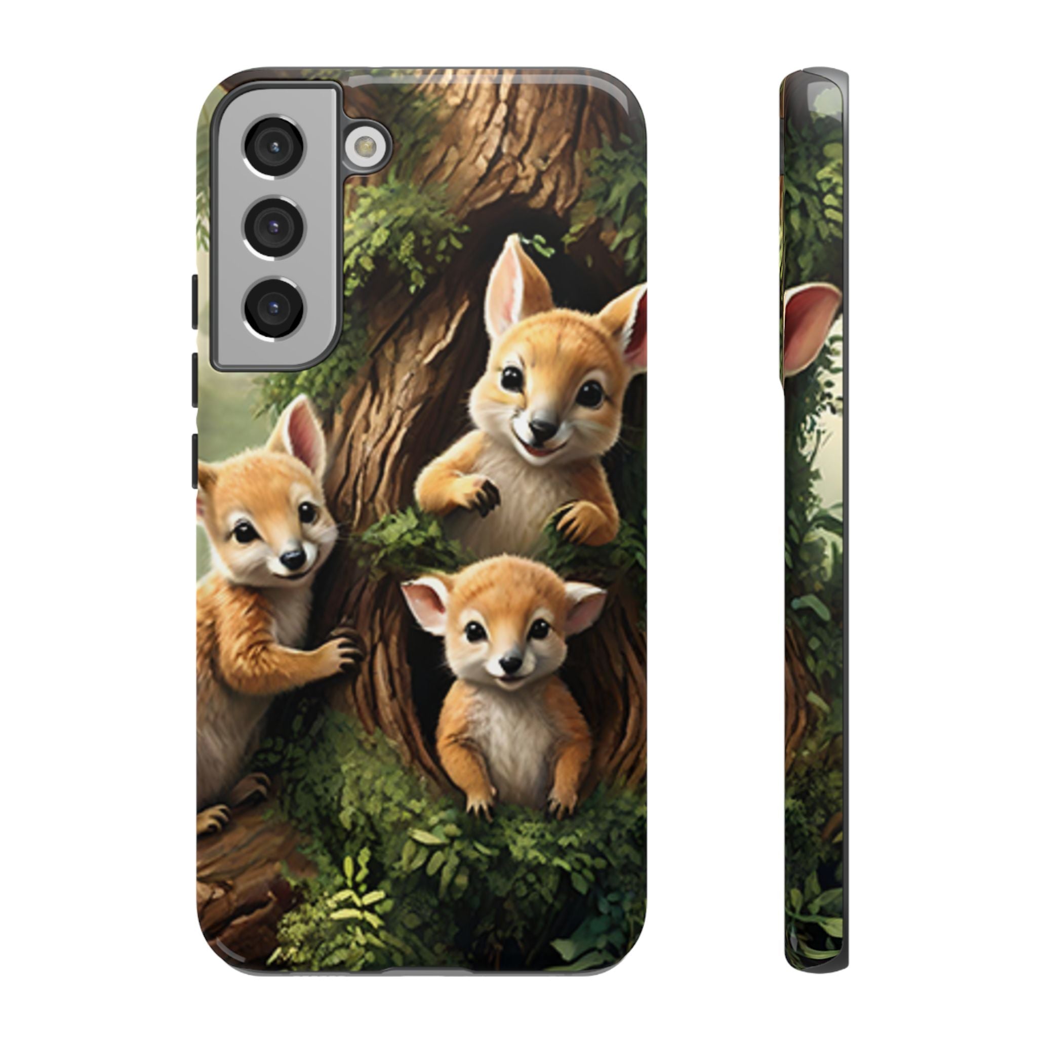 Woodland Baby Animal Print, Phone Case