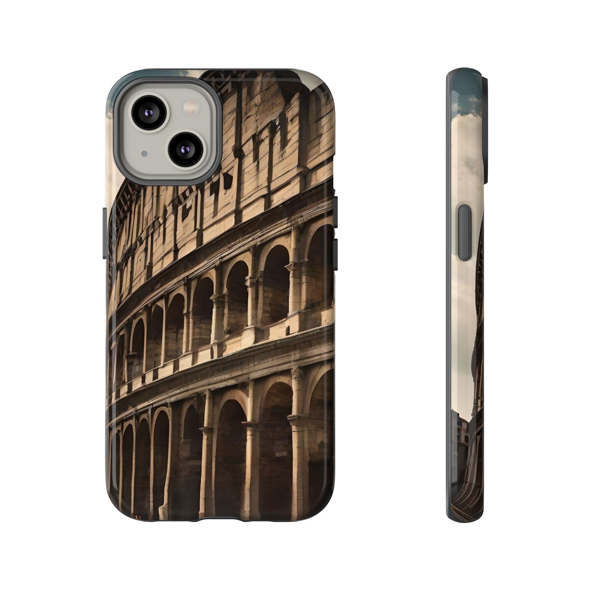 Vintage Colosseum Phone Case, Tough Cases for Travel Lovers, Unique Gift for History Buffs, Protect Your Phone with Style, Vintage Design