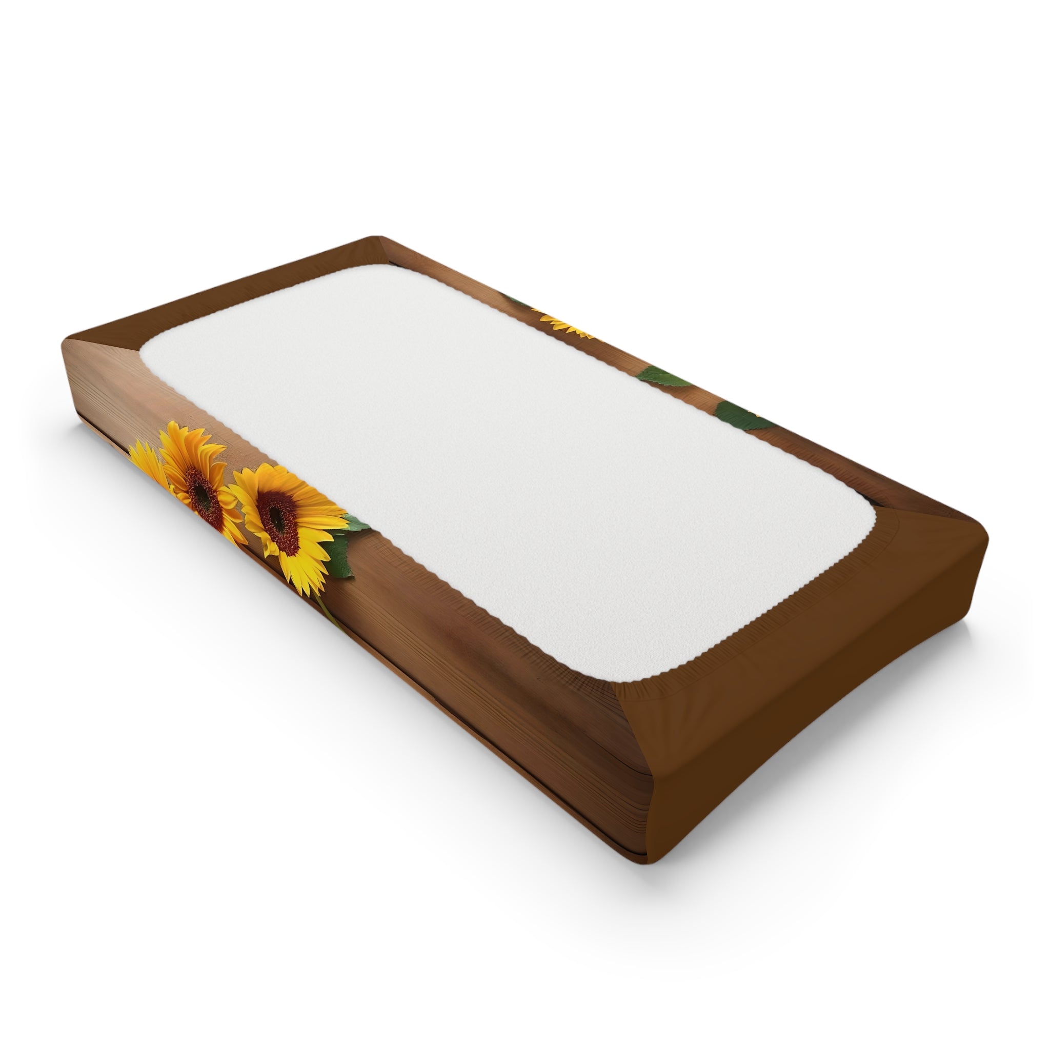 Baby Girl/Boy Changing Pad Cover, Sunflower Pumpkin Design