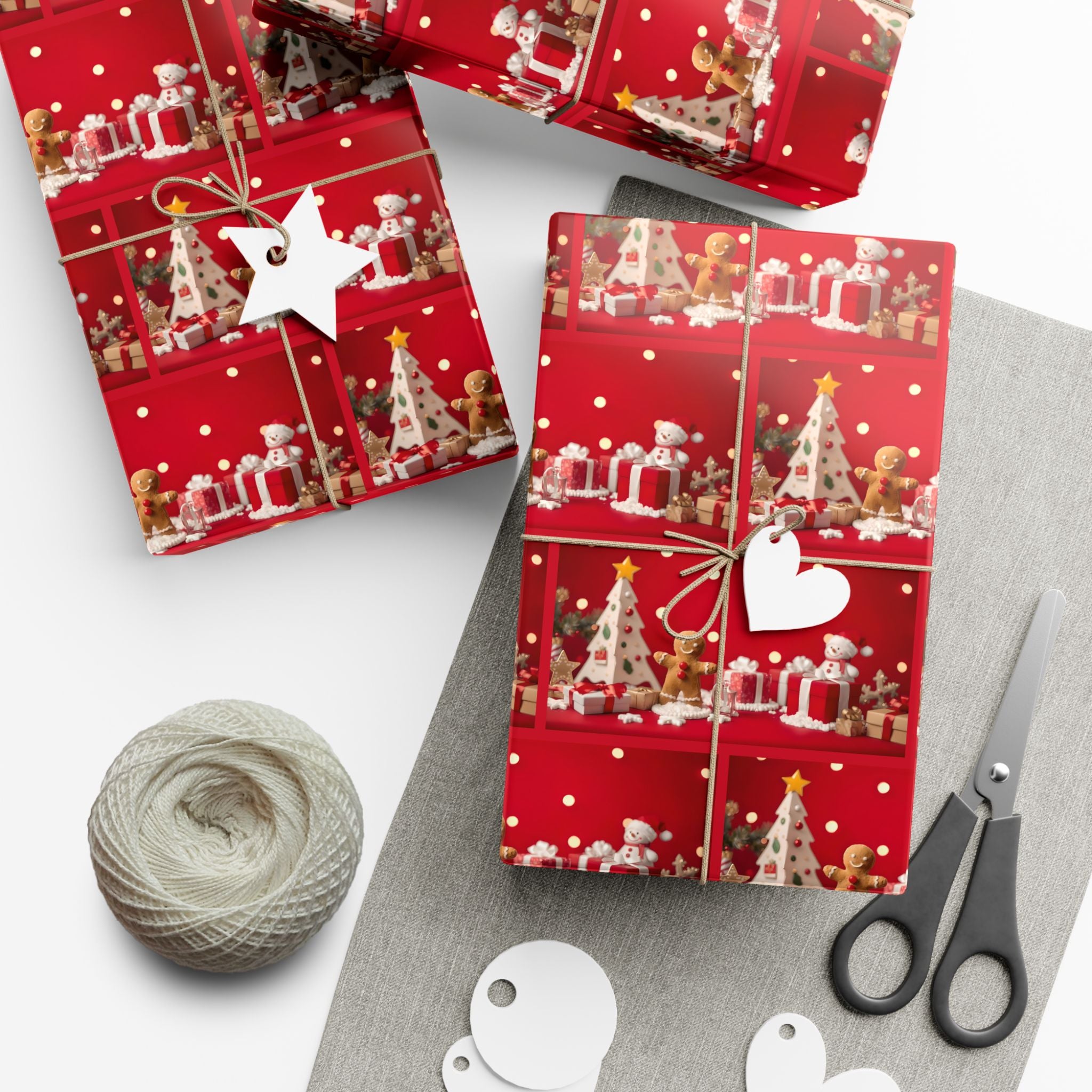 Festive Holiday Print, Wrapping paper