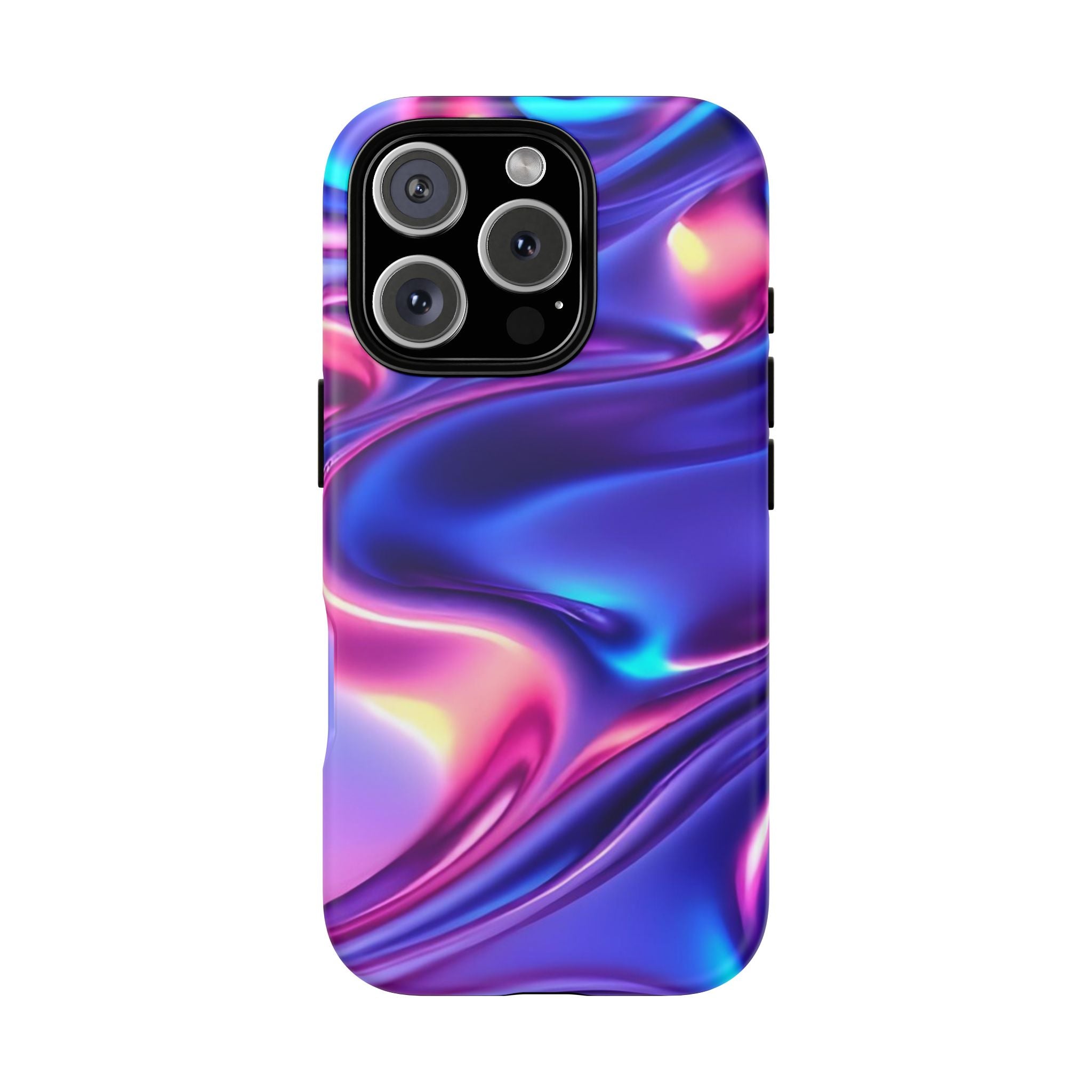 Vibrant Phone Case with Colorful Wave Design, Tough Phone Cover, Stylish Smartphone Case, Unique Gift for Her, Phone Accessories