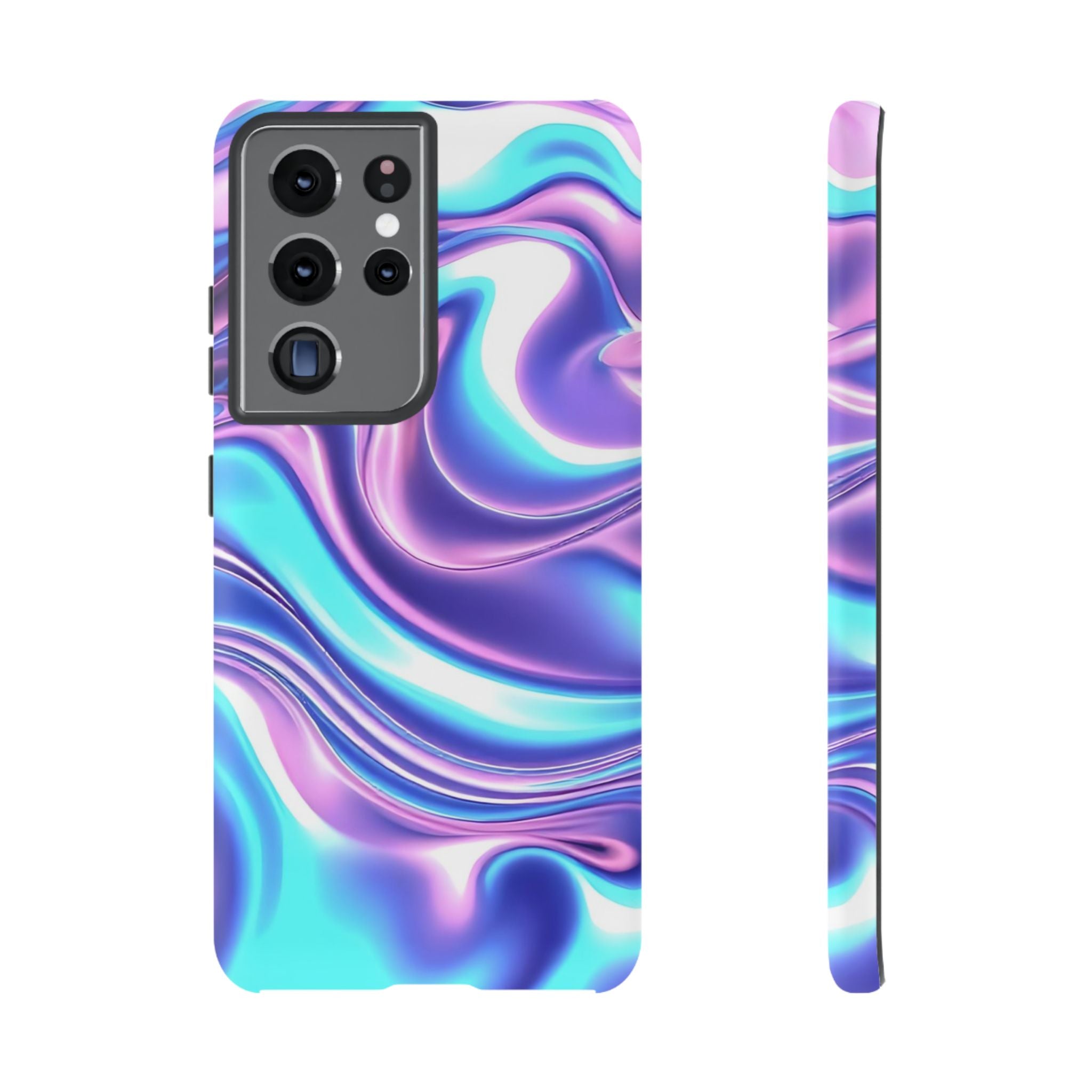 Colorful Phone Case, Tough Case, Swirl Design Phone Cover, Vibrant Phone Accessory, Gift for Her, Trendy Mobile Protection