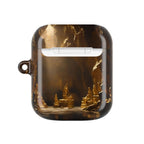 Golden Cave Statues Glow, AirPods Case
