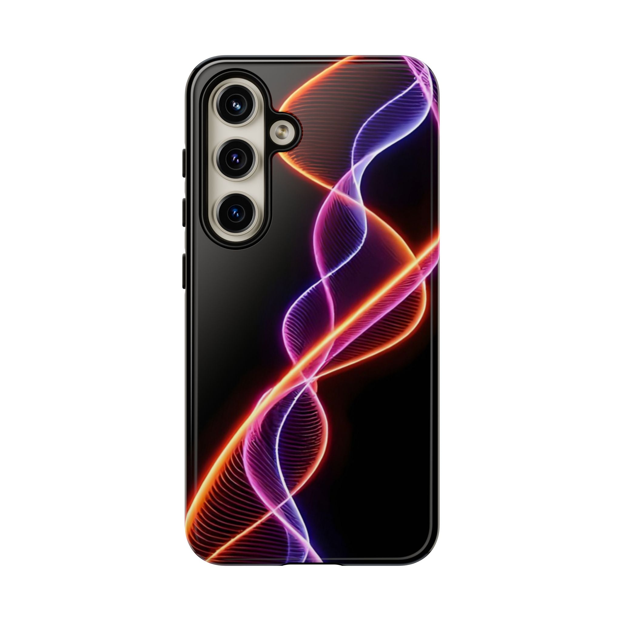 Vibrant Phone Case with Abstract Light Design, Artistic Phone Cover, Modern Tech Accessory, Gift for Tech Lovers, Personalized Phone Case