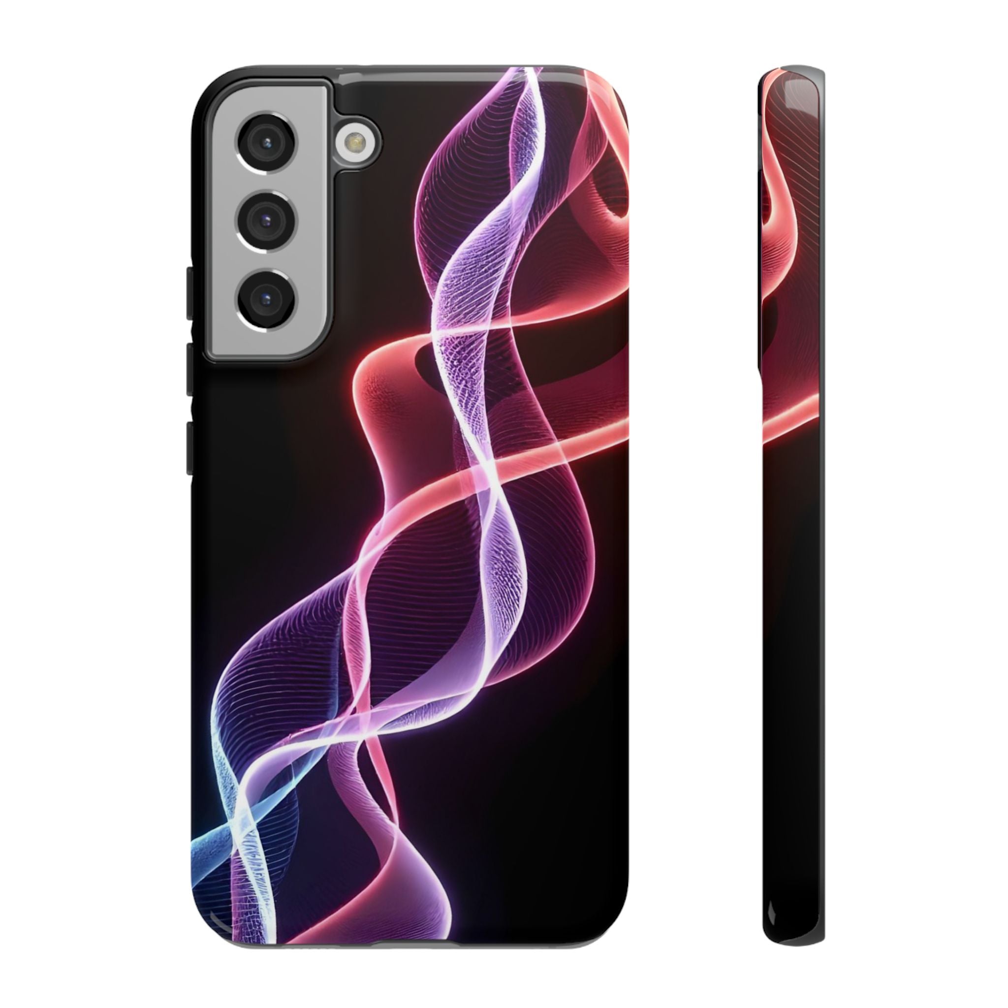 Stylish Phone Case with Vibrant Wave Design, Tough Cases, Phone Accessories, Unique Gift, Trendy Tech, Fashionable Protection
