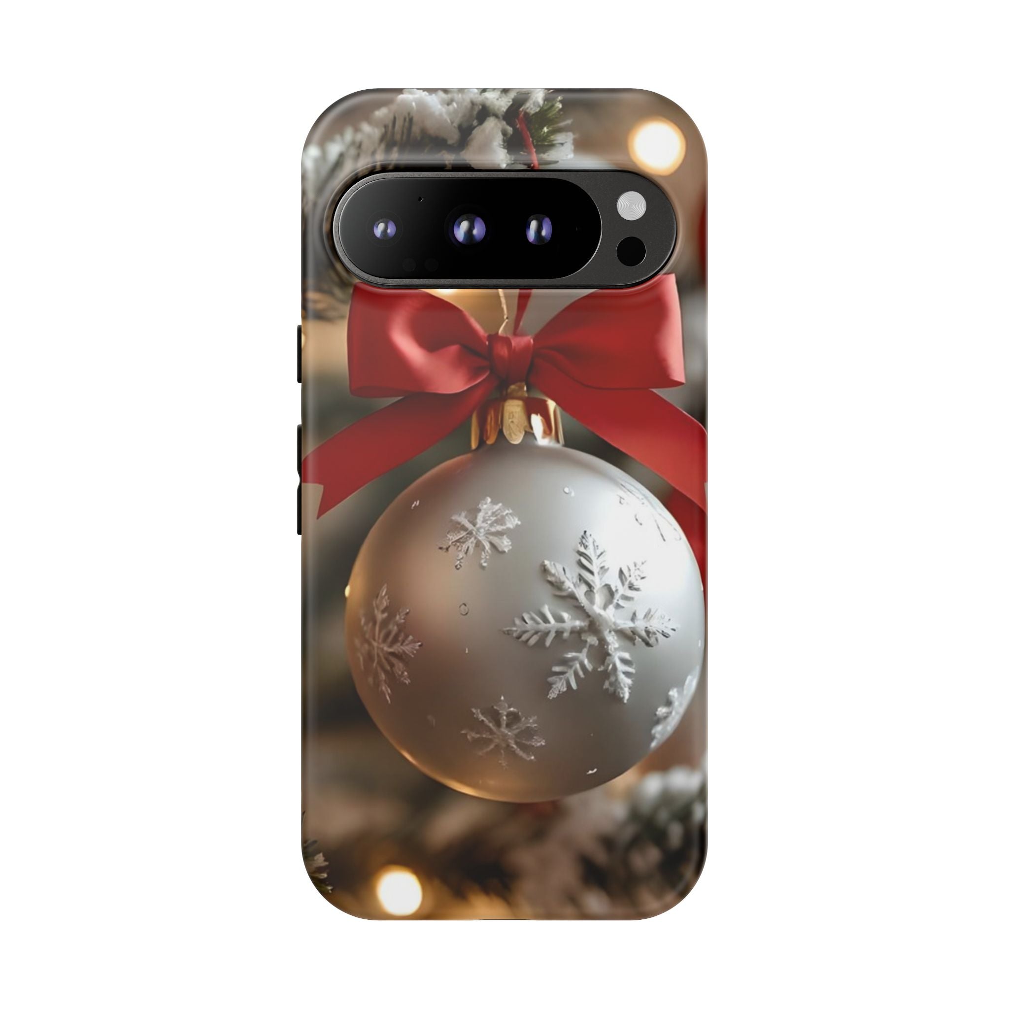 Christmas Phone Case with Seasonal Ornament Design, Festive Mobile Cover, Holiday Gift for Friends and Family, Winter Accessories, [...]
