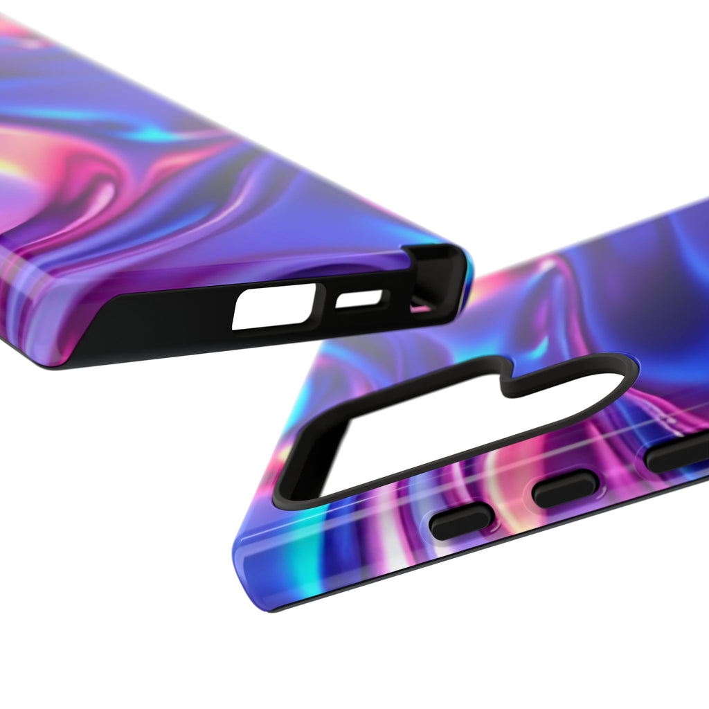 Vibrant Phone Case with Colorful Wave Design, Tough Phone Cover, Stylish Smartphone Case, Unique Gift for Her, Phone Accessories