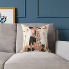 Cozy Witch Fall Design, Decorative Pillow