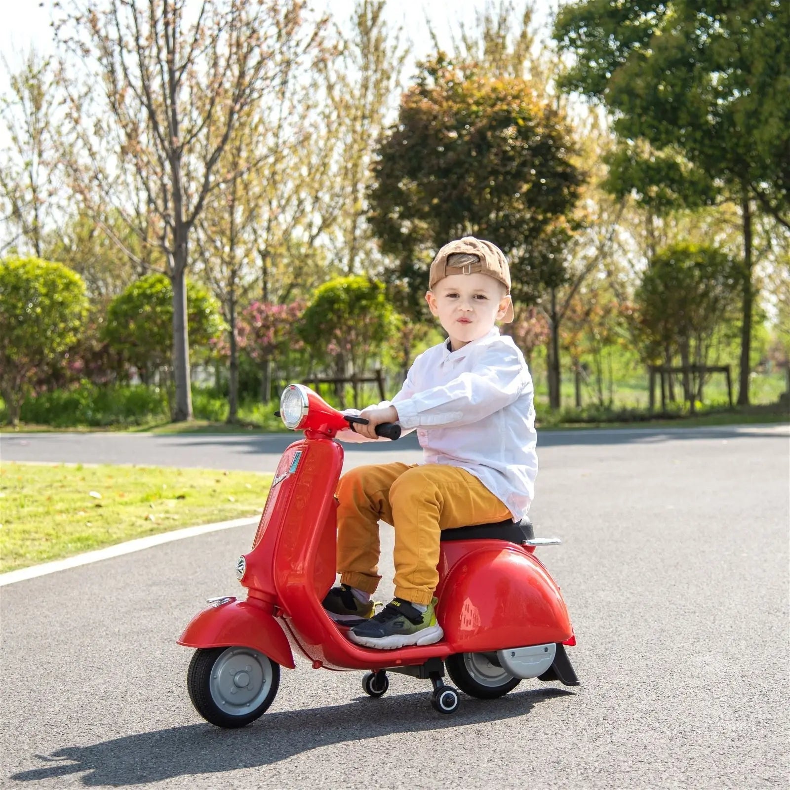 Trottinette électrique Vespa 12V pour enfants