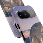 Coque de téléphone Arctic Igloo, paysage enneigé au crépuscule