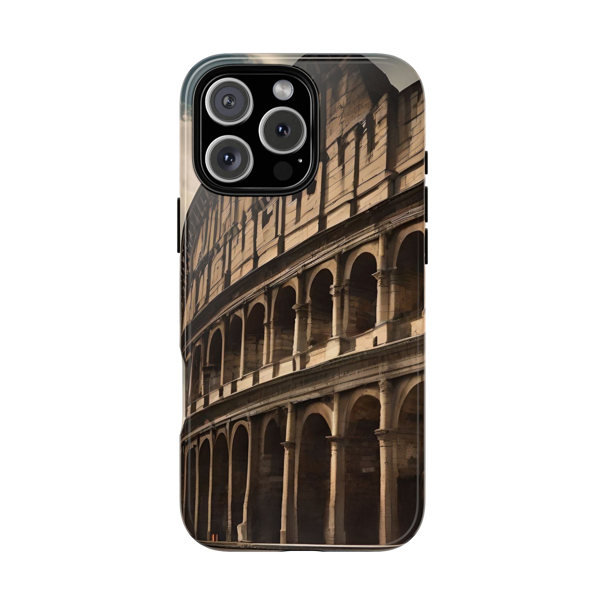 Vintage Colosseum Phone Case, Tough Cases for Travel Lovers, Unique Gift for History Buffs, Protect Your Phone with Style, Vintage Design