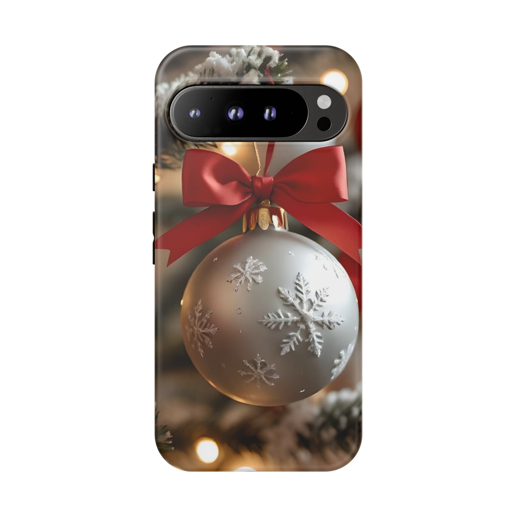 Christmas Phone Case with Seasonal Ornament Design, Festive Mobile Cover, Holiday Gift for Friends and Family, Winter Accessories, [...]