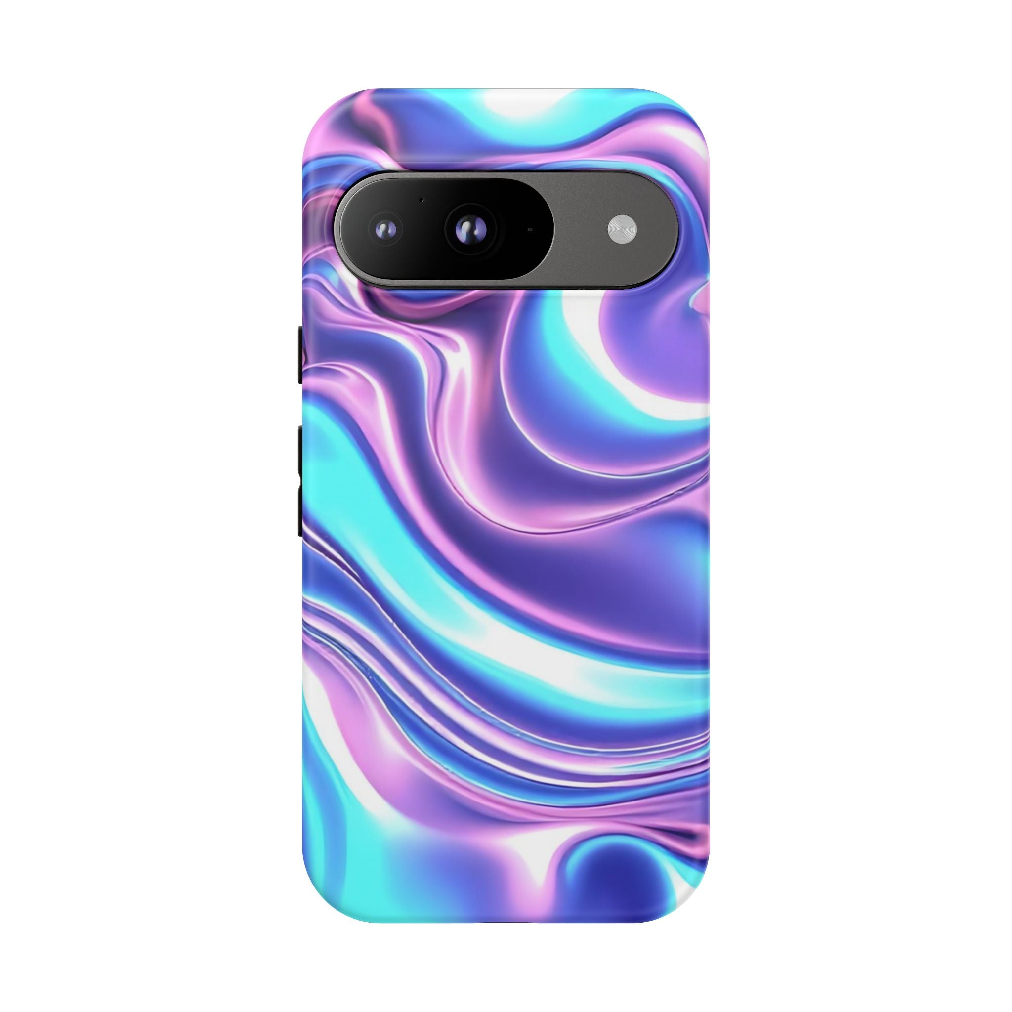 Colorful Phone Case, Tough Case, Swirl Design Phone Cover, Vibrant Phone Accessory, Gift for Her, Trendy Mobile Protection