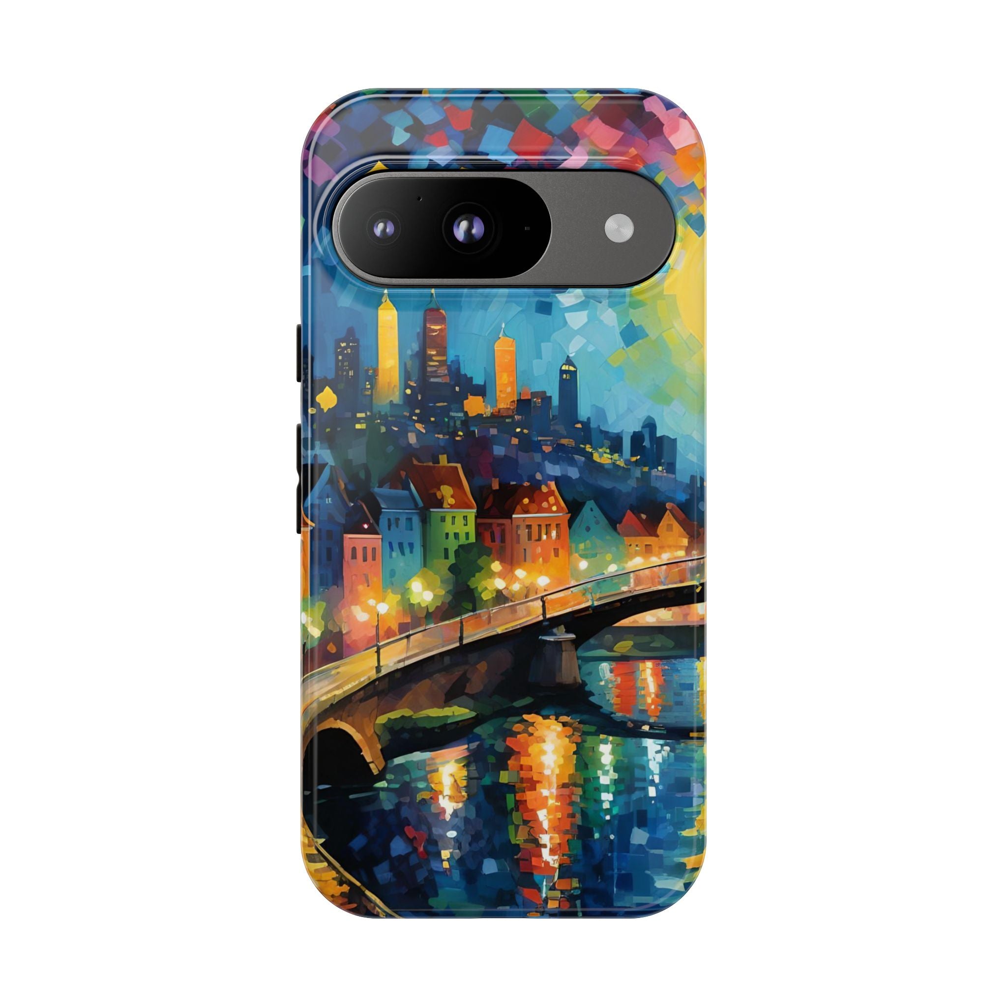Colorful Phone Case for Tough Cases, Artistic Phone Cover, Unique Gift, Vibrant Design, Decorative Phone Accessories