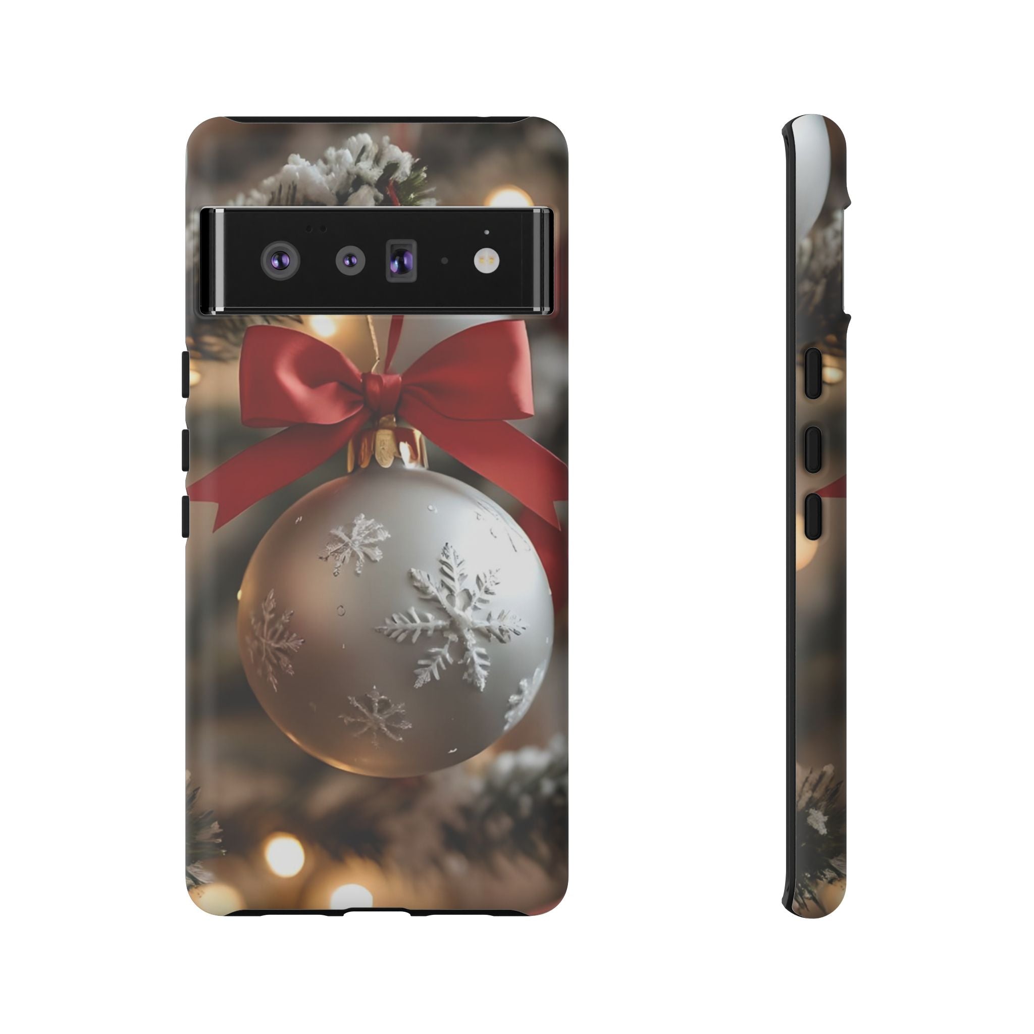Christmas Phone Case with Seasonal Ornament Design, Festive Mobile Cover, Holiday Gift for Friends and Family, Winter Accessories, [...]