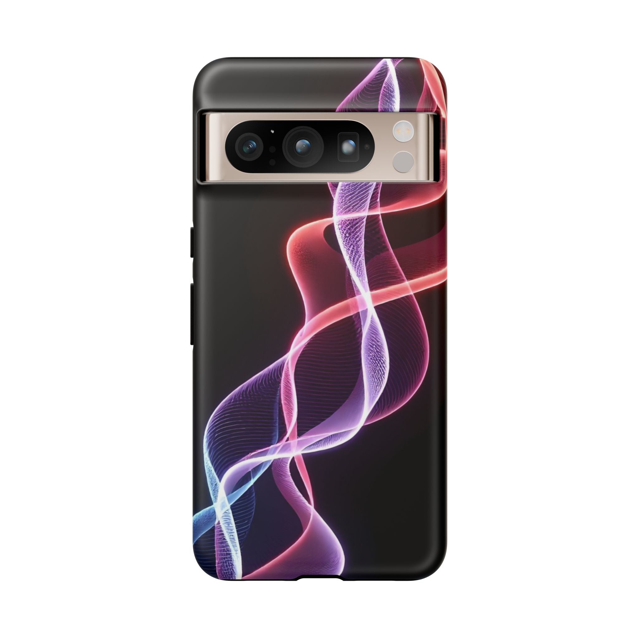 Stylish Phone Case with Vibrant Wave Design, Tough Cases, Phone Accessories, Unique Gift, Trendy Tech, Fashionable Protection
