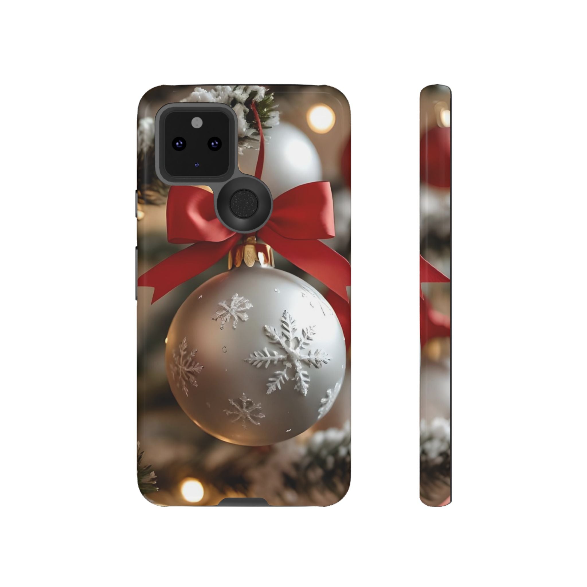 Christmas Phone Case with Seasonal Ornament Design, Festive Mobile Cover, Holiday Gift for Friends and Family, Winter Accessories, [...]