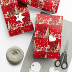 Impression festive, papier d'emballage