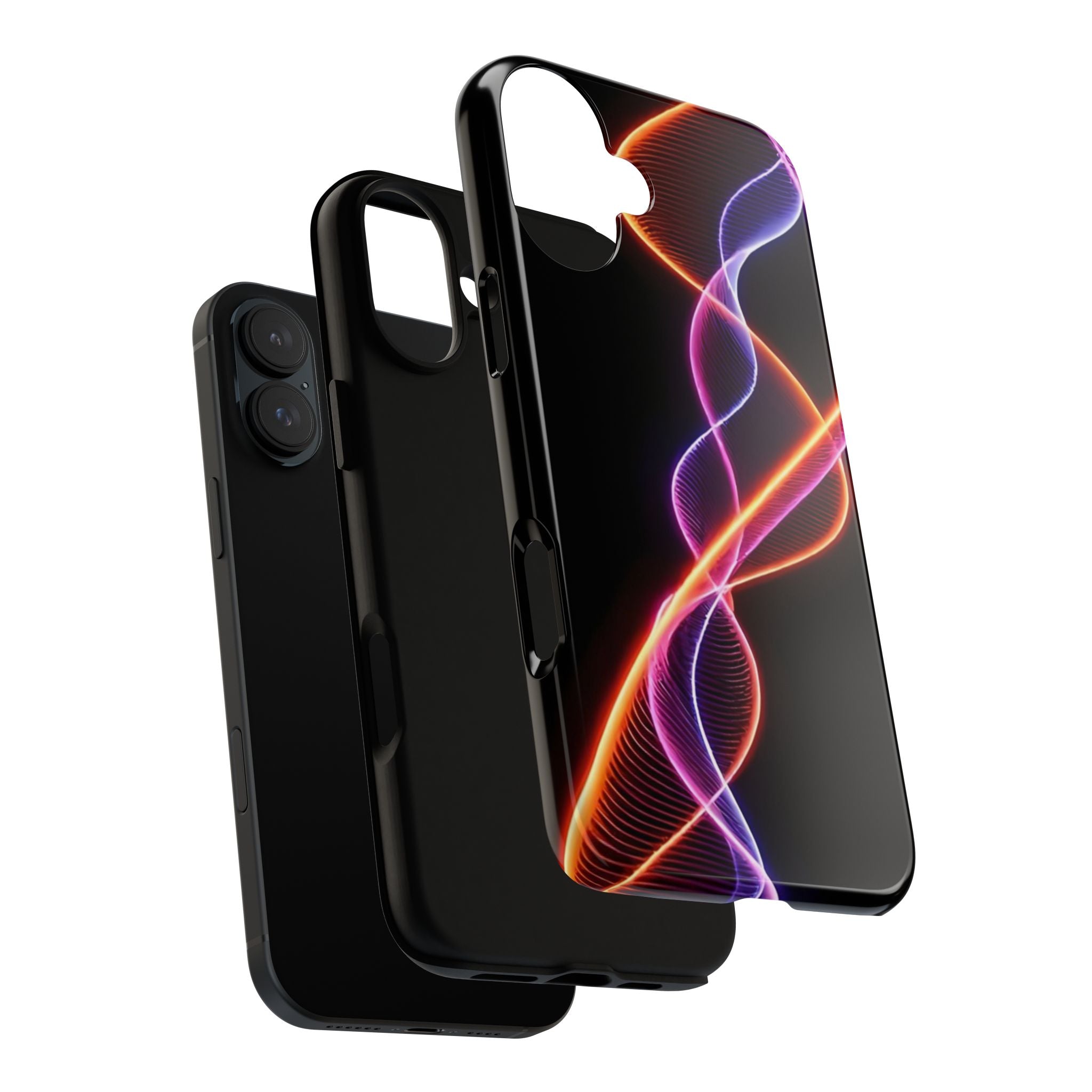 Vibrant Phone Case with Abstract Light Design, Artistic Phone Cover, Modern Tech Accessory, Gift for Tech Lovers, Personalized Phone Case