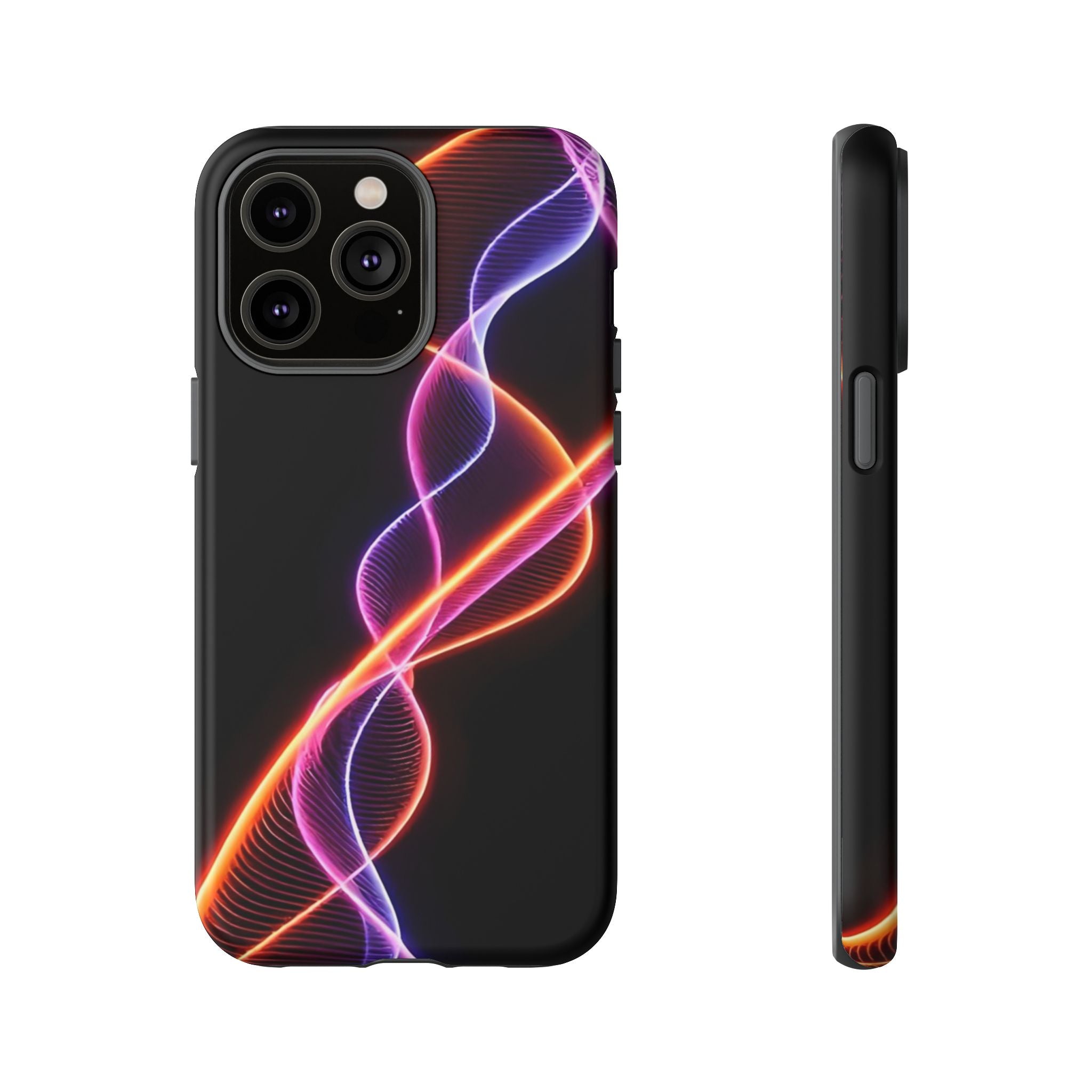 Vibrant Phone Case with Abstract Light Design, Artistic Phone Cover, Modern Tech Accessory, Gift for Tech Lovers, Personalized Phone Case