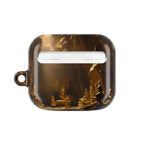 Golden Cave Statues Glow, AirPods Case