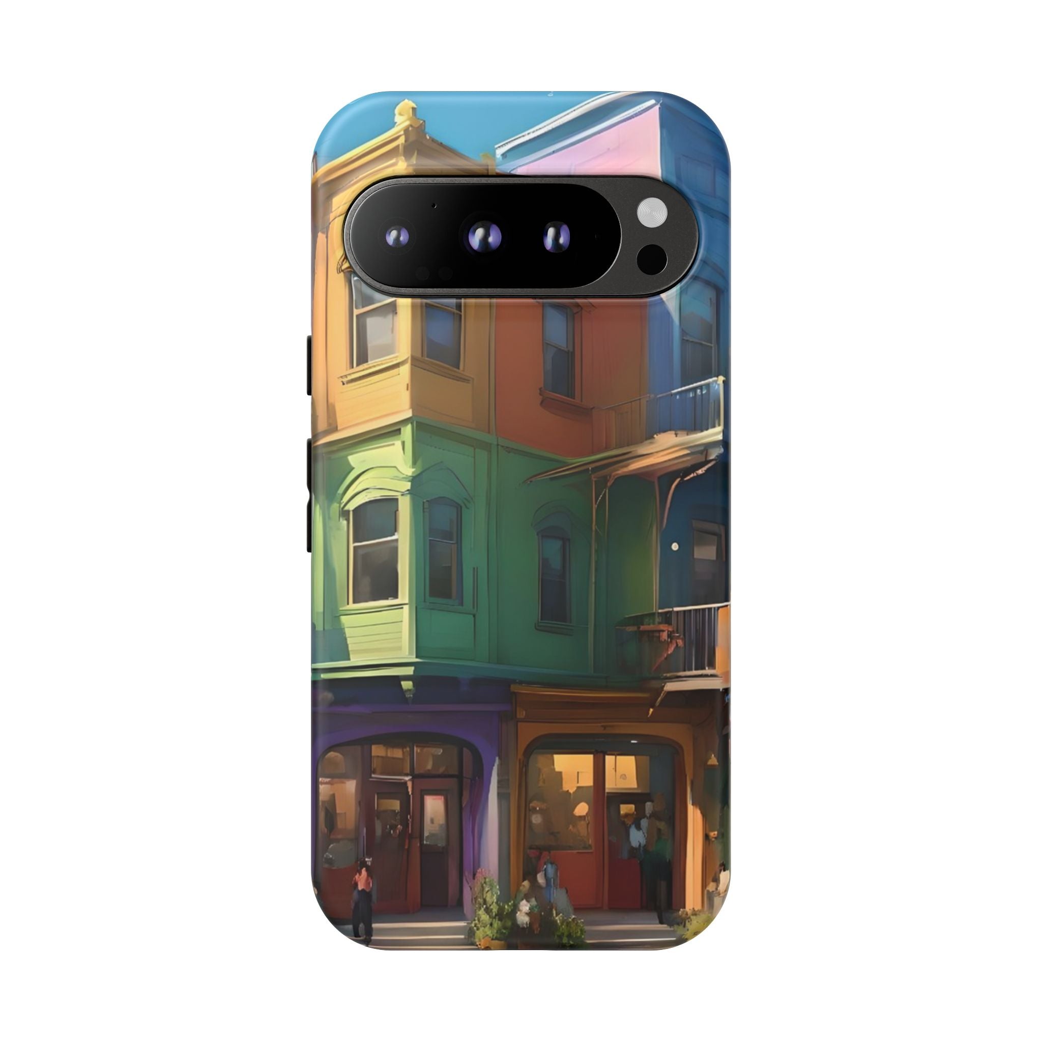 Colorful Phone Case with Artistic Cityscape Design, Tough Phone Cover, Unique Gift for Art Lovers, Vibrant Mobile Accessory, Perfect [...]