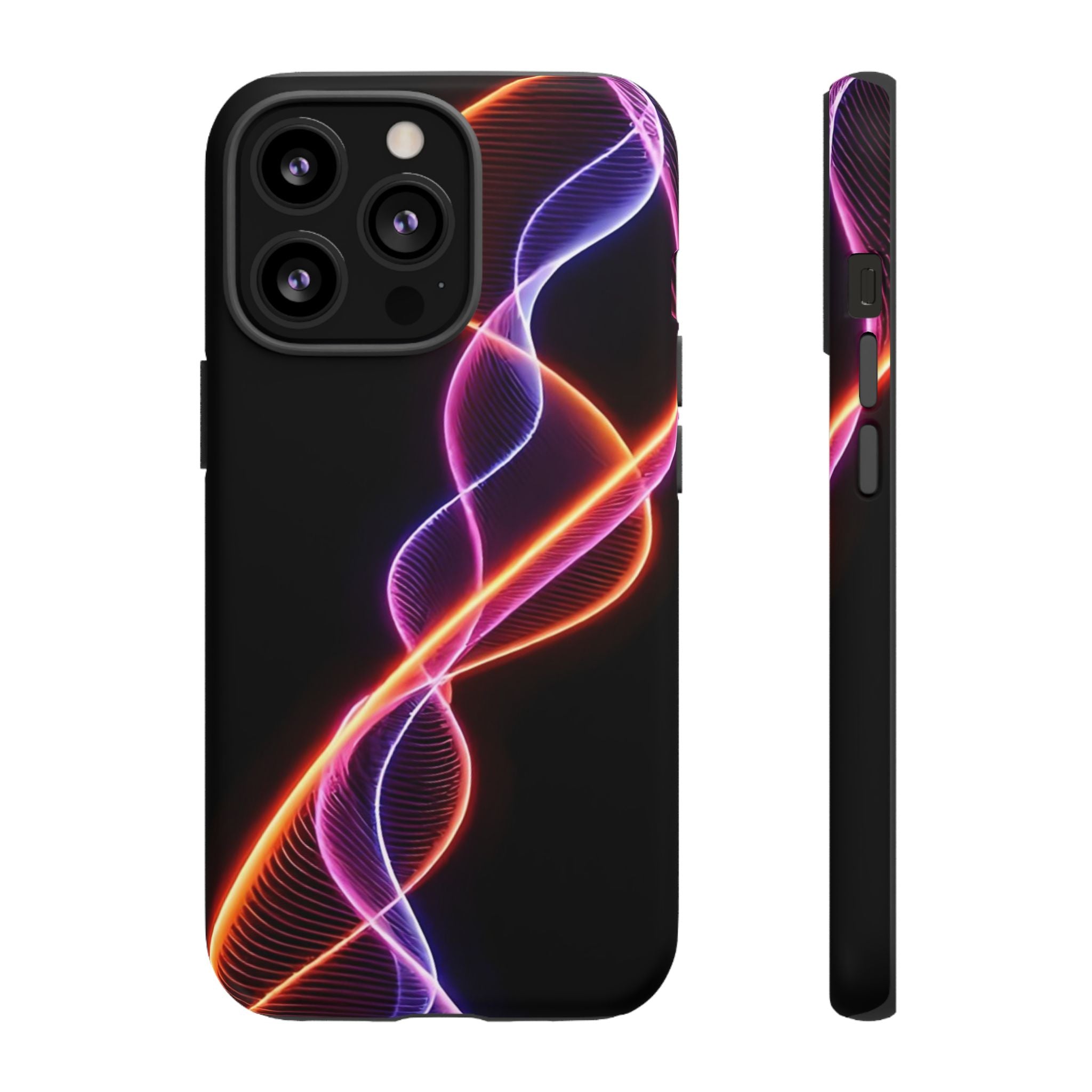 Vibrant Phone Case with Abstract Light Design, Artistic Phone Cover, Modern Tech Accessory, Gift for Tech Lovers, Personalized Phone Case
