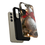Coque de téléphone de Noël avec motif de décorations saisonnières