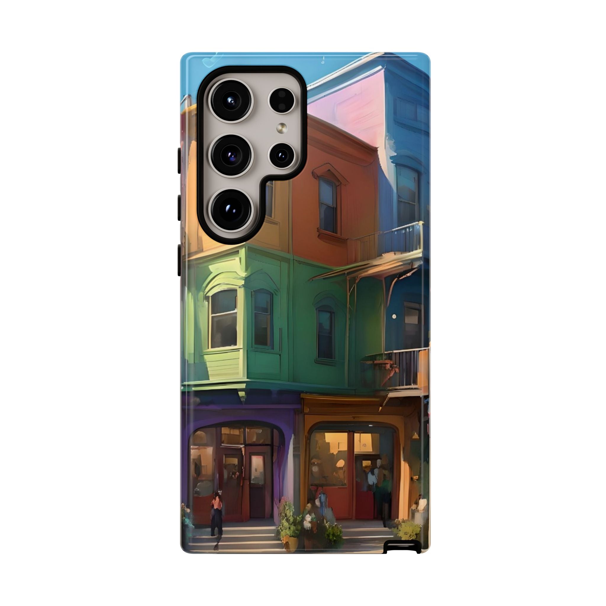 Colorful Phone Case with Artistic Cityscape Design, Tough Phone Cover, Unique Gift for Art Lovers, Vibrant Mobile Accessory, Perfect [...]