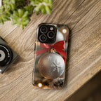 Coque de téléphone de Noël avec motif de décorations saisonnières