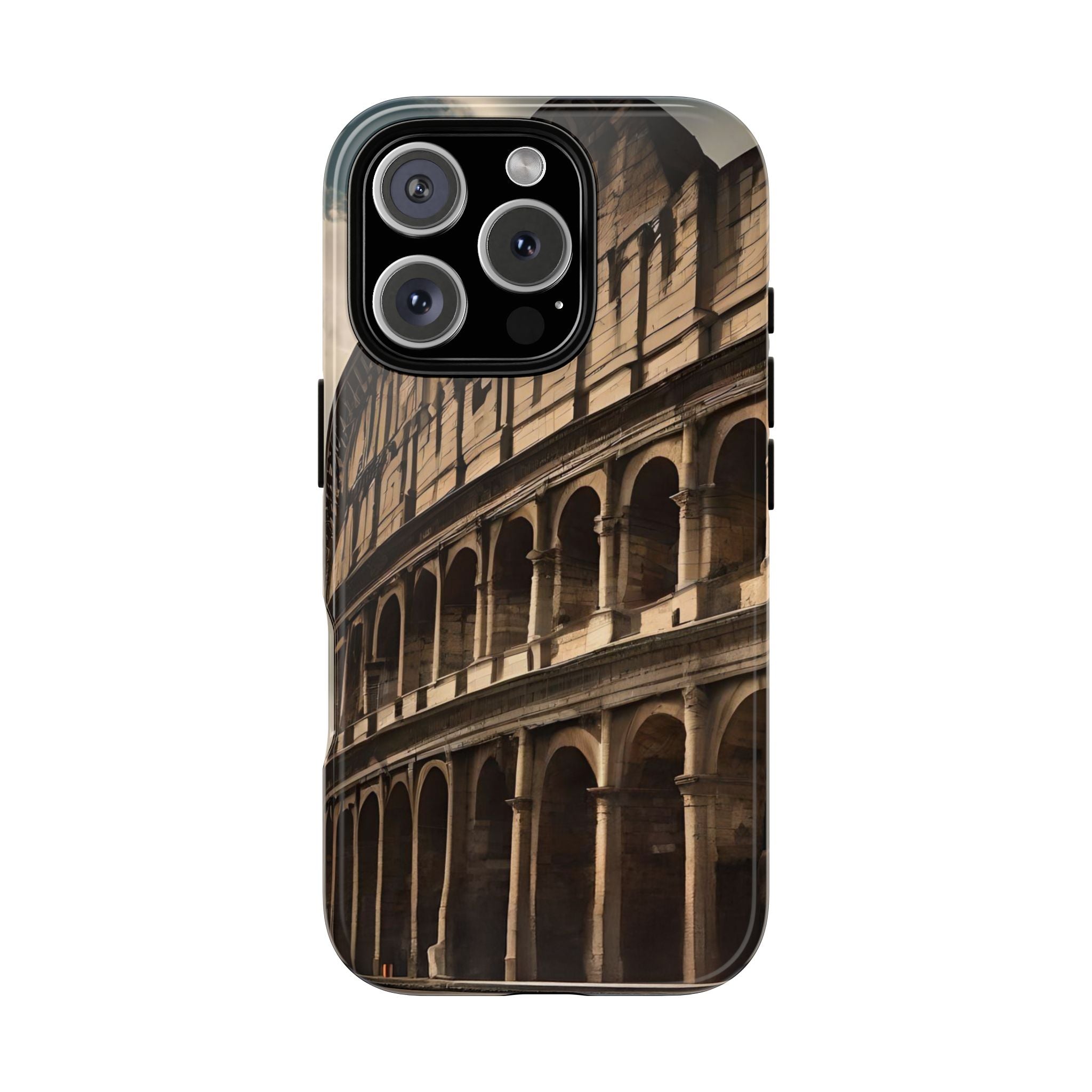 Vintage Colosseum Phone Case, Tough Cases for Travel Lovers, Unique Gift for History Buffs, Protect Your Phone with Style, Vintage Design