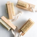 Double Sided Bamboo Sisal Nail Brush-Zero Waste Plastic Free Nail