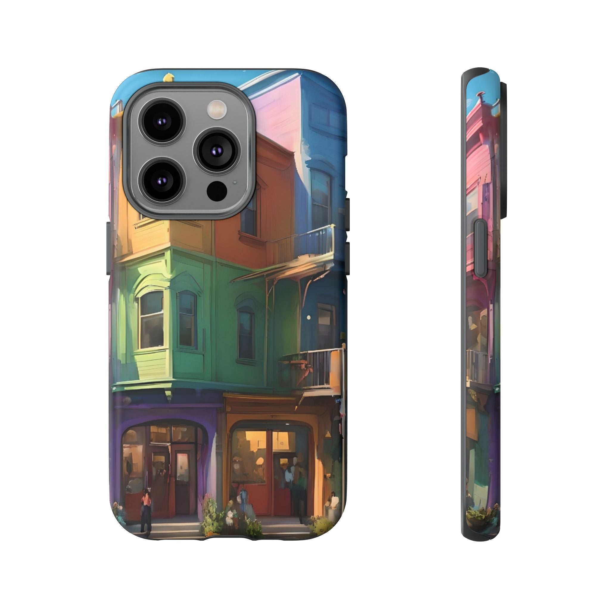 Colorful Phone Case with Artistic Cityscape Design, Tough Phone Cover, Unique Gift for Art Lovers, Vibrant Mobile Accessory, Perfect [...]