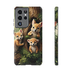 Étui de téléphone à imprimé bébé animal des bois