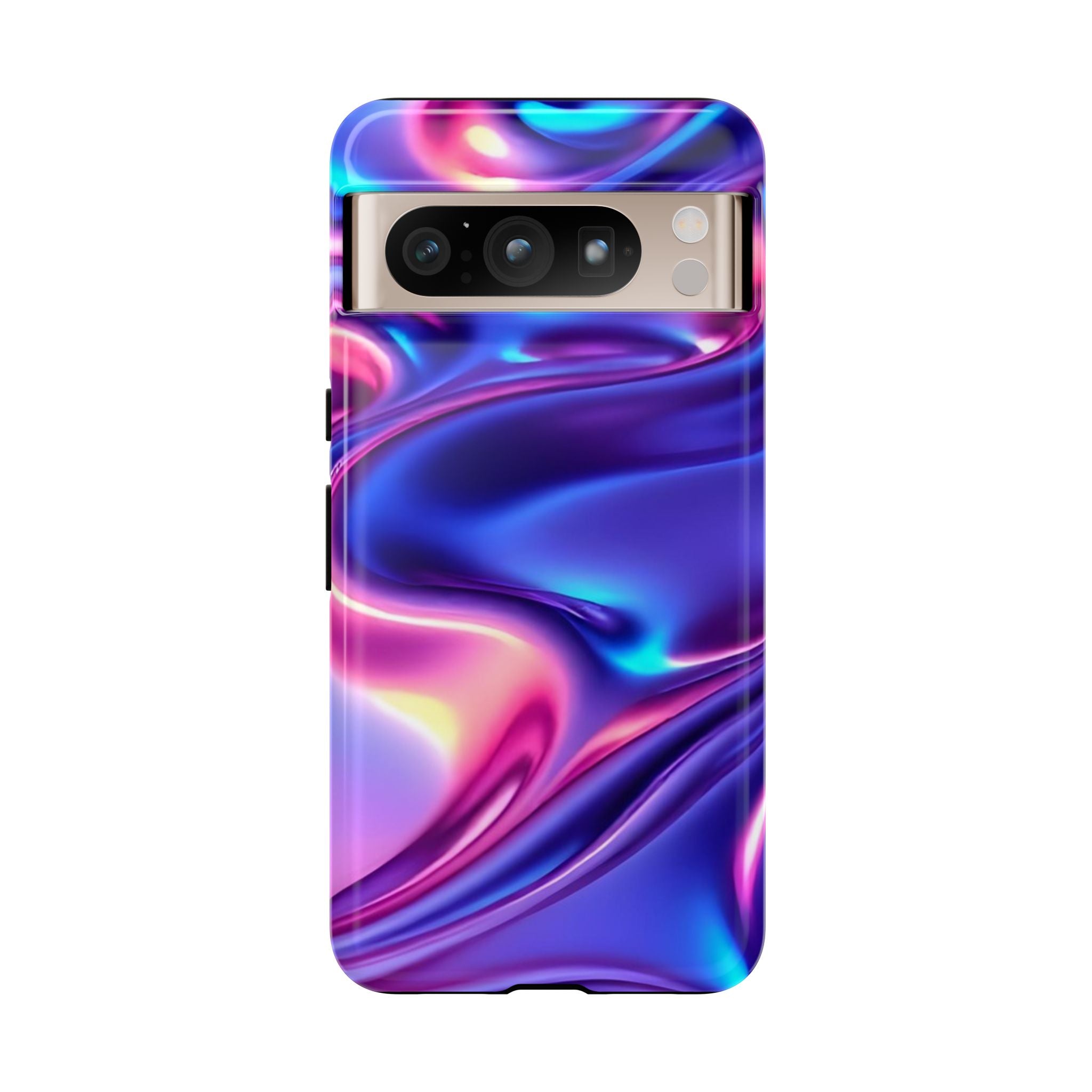 Vibrant Phone Case with Colorful Wave Design, Tough Phone Cover, Stylish Smartphone Case, Unique Gift for Her, Phone Accessories