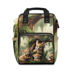 Cute Animal Print Diaper Backpack, Stylish Baby Bag