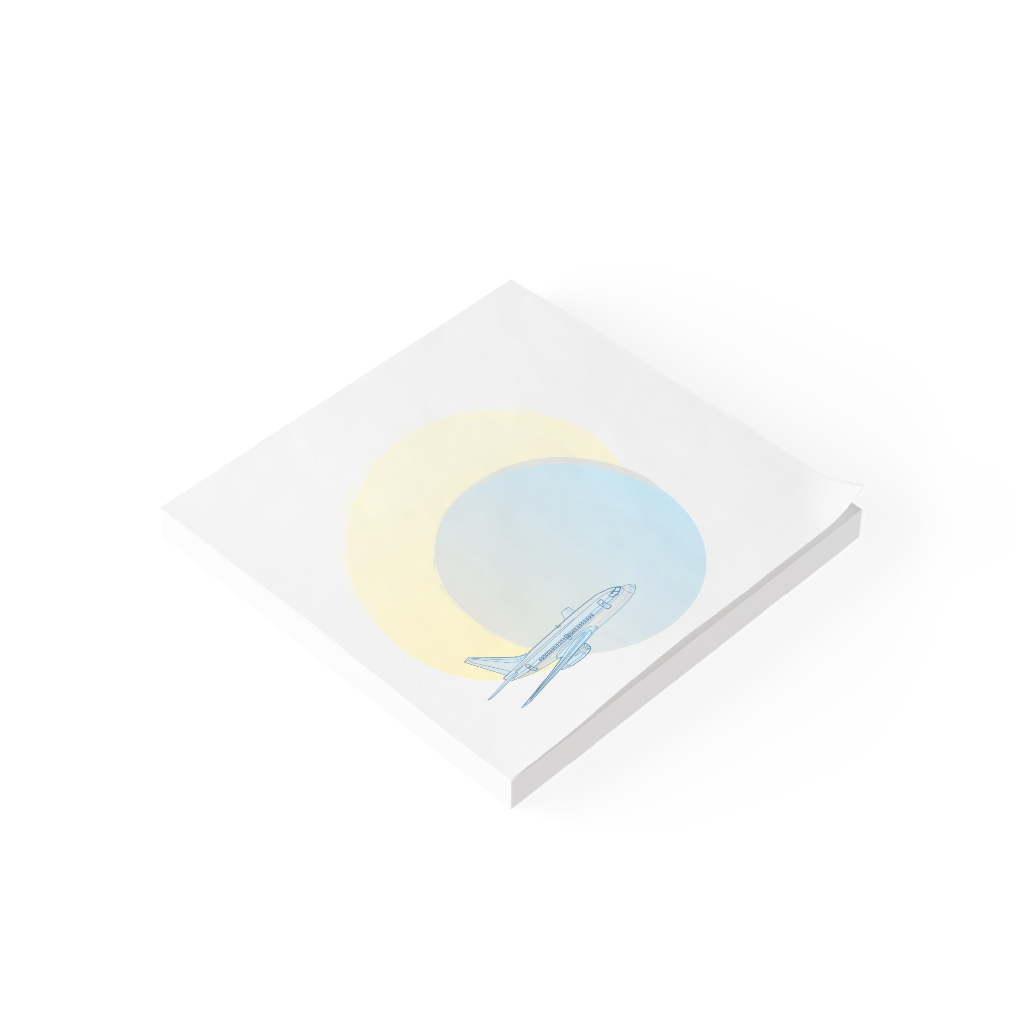 Aviation-Themed Sticky Notes, Cute Note Pads